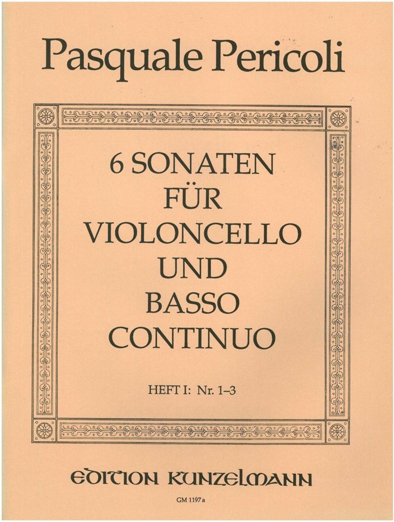 6 Sonaten Für Violoncello